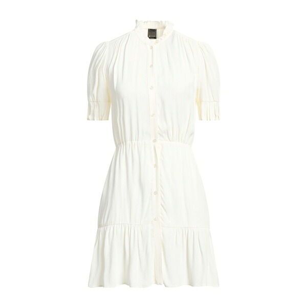 【送料無料】 ピンコ レディース ワンピース トップス Mini dresses White｜asty