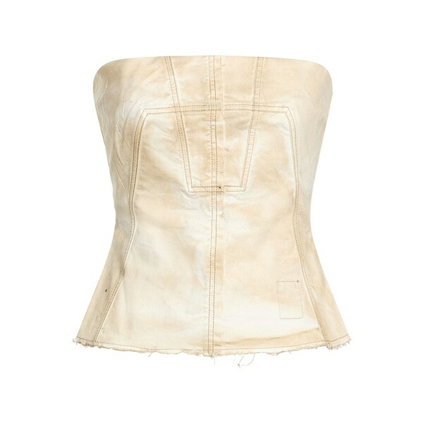 【貨物輸送無料】 リックオウエンス レディース ティーシャツ トップス Tops Beige