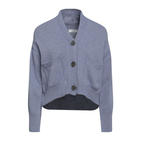 【貨物輸送無料】 アルファス テューディオ レディース ジレー アウター Cardigans Purple