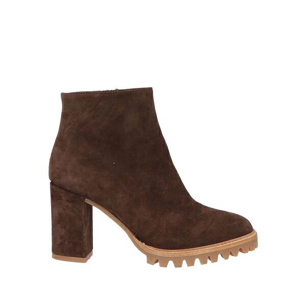 【貨物輸送無料】 アンナ・エフ レディース ブーツ シューズ Ankle boots Brown