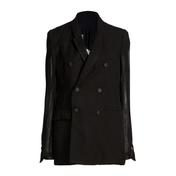 【貨物輸送無料】 リックオウエンス レディース 上衣＆上衣 アウター Blazers Black