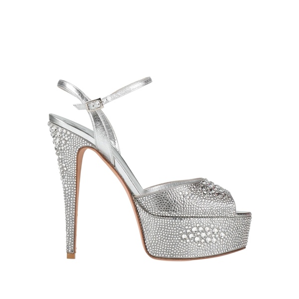 【貨物輸送無料】 ジーナ レディース サンダル シューズ Sandals Silver