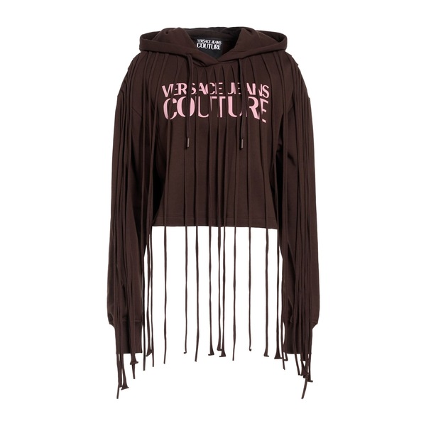 【貨物輸送無料】 呼びりん探し回る レディース パーカー・スウェットシャツ アウター Sweatshirts Brown