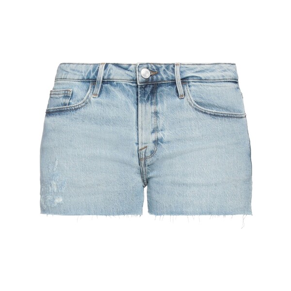 【送料無料】 フレーム レディース デニムパンツ ボトムス Denim shorts Blue｜asty 10,715円