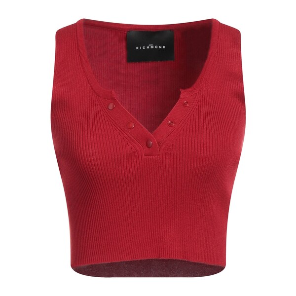 【送料無料】 ジョン リッチモンド レディース Tシャツ トップス Tops Red|asty