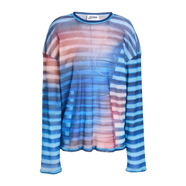 【貨物輸送無料】 ジャン極点 ゴルチエ レディース ティーシャツ トップス T-shirts Azure