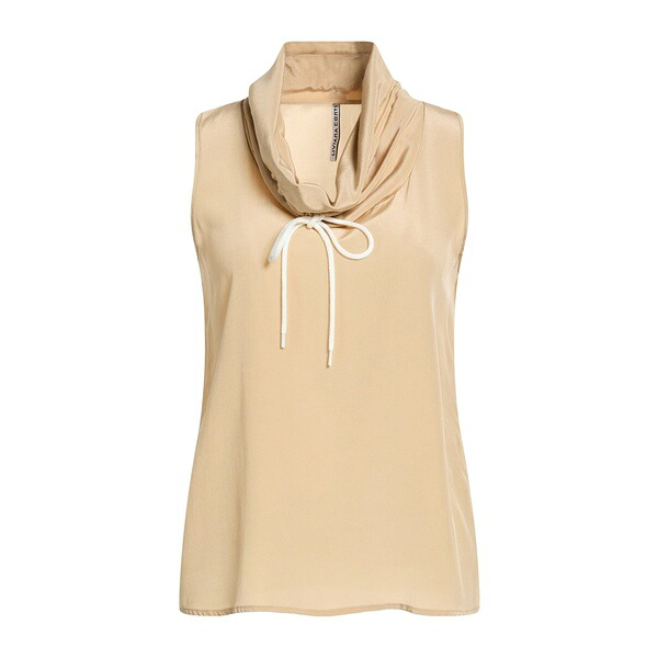 【貨物輸送無料】 リビアナコンティ レディース ティーシャツ トップス Tops Beige レディースファッション-Tシャツ・カットソー-トップス