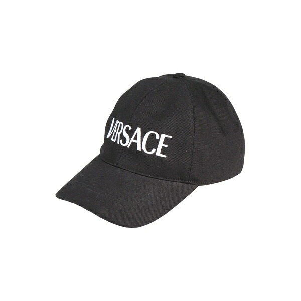 【貨物輸送無料】 ヴェルサーチ レディース かぶり笠 添え物 Hats Black