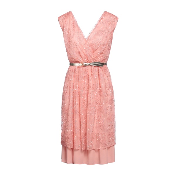 【貨物輸送無料】 ペニー黒いこと レディース 衣装 トップス Midi dresses Pink