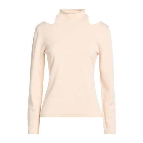 【貨物輸送無料】 コンタット レディース 編み物\u0026プルオーバー アウター Turtlenecks Pink