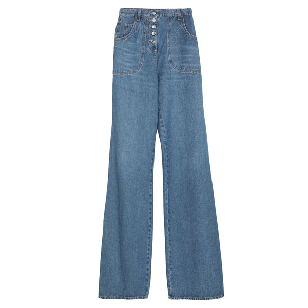 【送料無料】 エトロ レディース デニムパンツ ボトムス Jeans Blue|asty