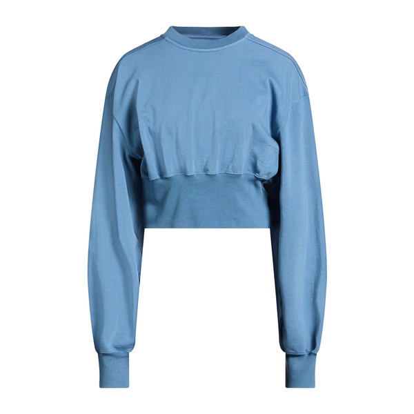 【貨物輸送無料】 リックオウエンス レディース パーカー・スウェットシャツ アウター Sweatshirts Blue