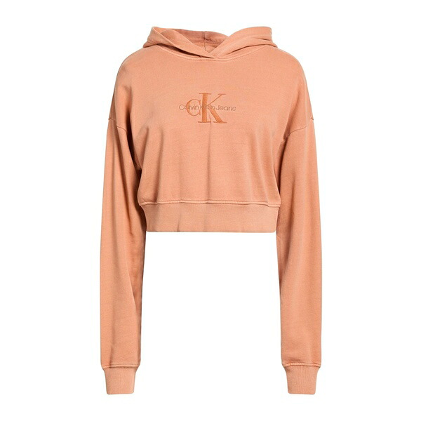 【貨物輸送無料】 カルバンクライン レディース パーカー・スウェットシャツ アウター Sweatshirts Orange