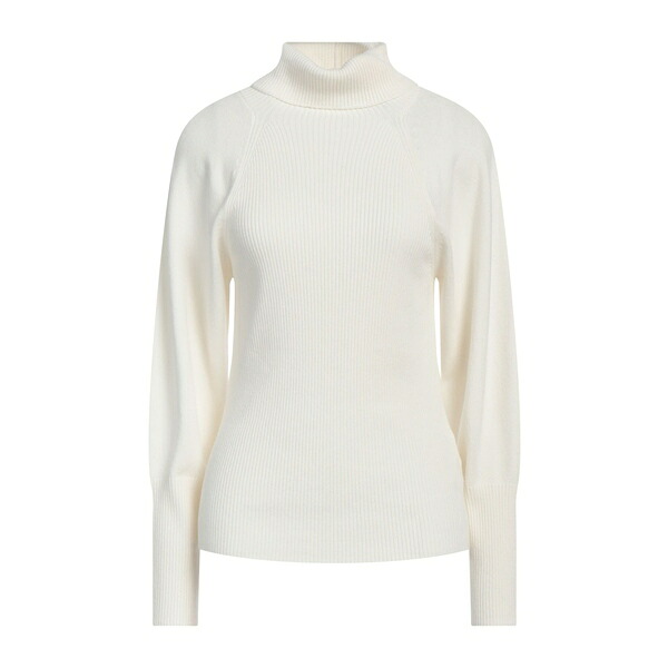【貨物輸送無料】 ファビアナ フィリッピ レディース 編み物\u0026ティーシャツ アウター Turtlenecks White