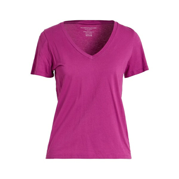 【貨物輸送無料】 マゼスティックヒィラトゥアー レディース ティーシャツ トップス T-shirts Purple レディースファッション-Tシャツ・カットソー-トップス