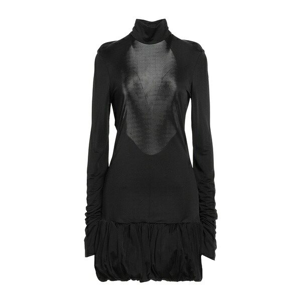 【貨物輸送無料】 モスキーノ レディース 衣装 トップス Mini dresses Black