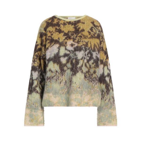 【貨物輸送無料】 フォルテ フォルテ レディース 編み物\u0026スウェーター アウター Sweaters Green