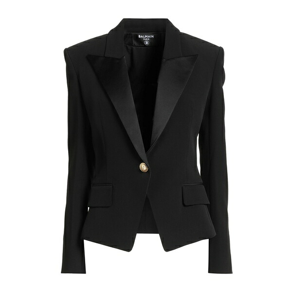 【貨物輸送無料】 バルマン レディース 上衣＆上衣 アウター Blazers Black