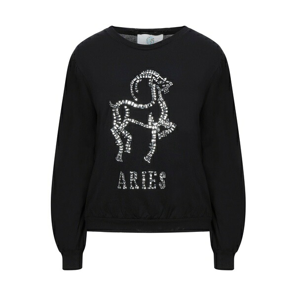 【貨物輸送無料】 アルベルタ フェレッティ レディース ティーシャツ トップス T-shirts Black トップス-Tシャツ・カットソー-レディースファッション