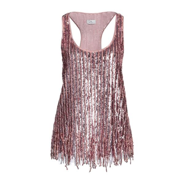 【貨物輸送無料】 エトロ レディース ティーシャツ トップス Tops Pink