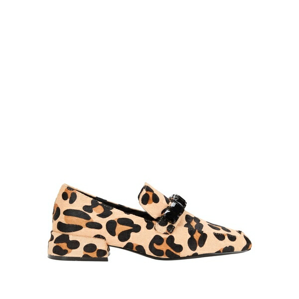 【貨物輸送無料】 ジャ航空マイル レディース スリッポン・ローファー シューズ Loafers Beige