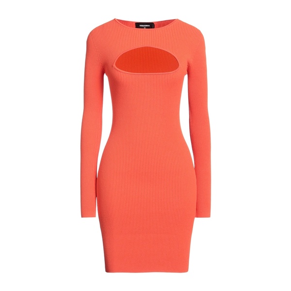 【貨物輸送無料】 ディースクエアード レディース 衣装 トップス Mini dresses Orange