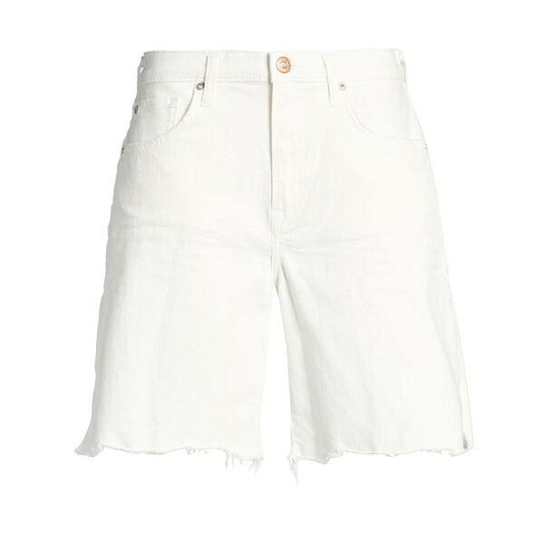 【貨物輸送無料】 トゥルーレリジョン レディース ジーンズズボン下 ボトムス Denim shorts White