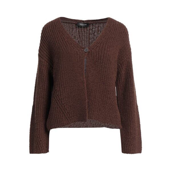 【貨物輸送無料】 ファビアナ フィリッピ レディース ジレー アウター Cardigans Brown
