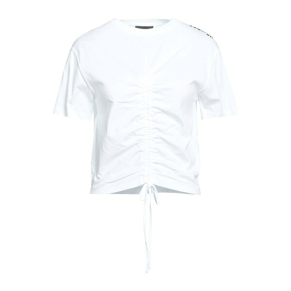 【貨物輸送無料】 ディスクレイマー レディース プルオーバー トップス T-shirts White