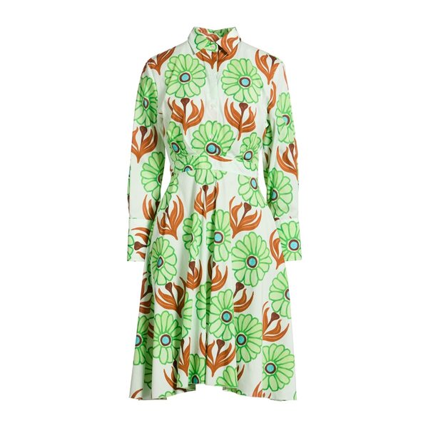 【送料無料】 キャリバン レディース ワンピース トップス Midi dresses Green｜asty
