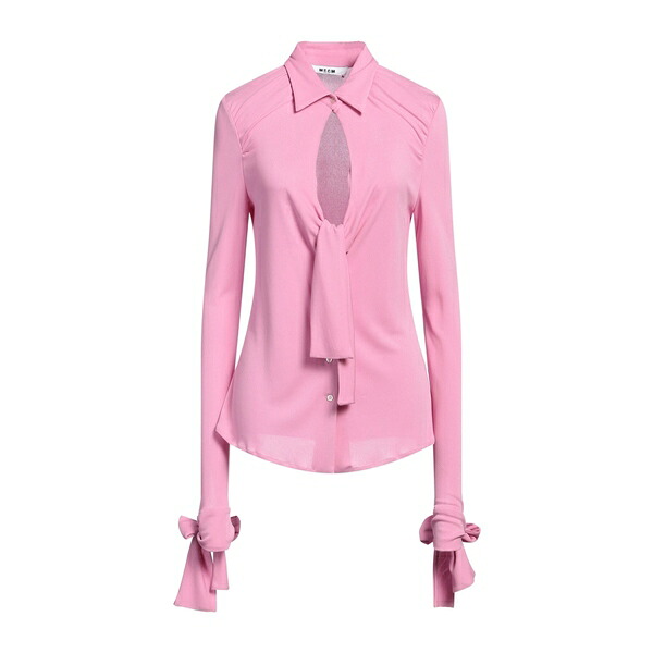 【貨物輸送無料】 エムエスジイエム レディース プルオーバー トップス Shirts Pink