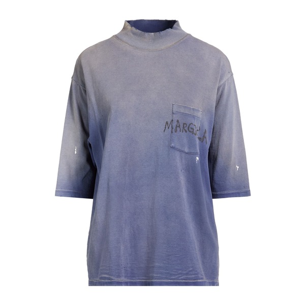 【貨物輸送無料】 マルタンマルジェラ レディース ティーシャツ トップス T-shirts Blue