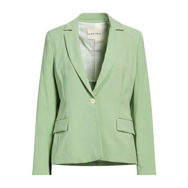 【貨物輸送無料】 カルティカ レディース 上衣＆上衣 アウター Blazers Green