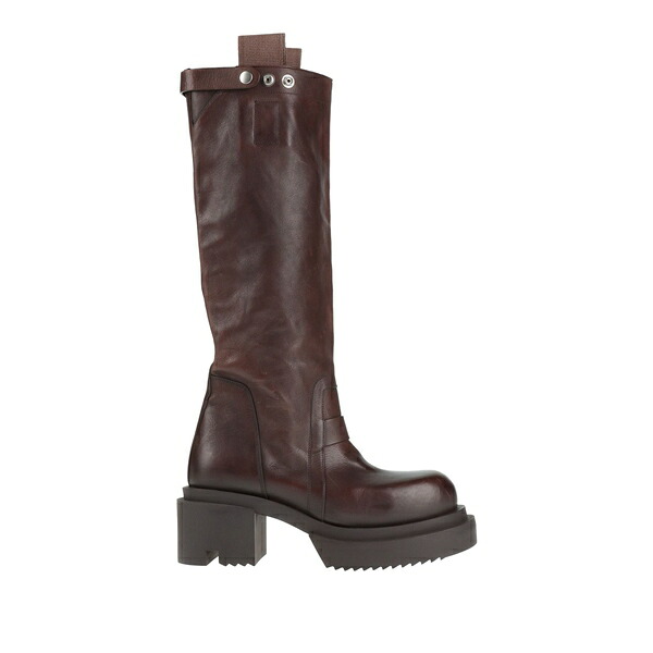 【貨物輸送無料】 リックオウエンス レディース ブーツ シューズ Boots Brown