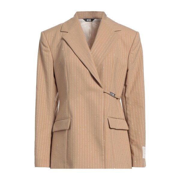 【送料無料】 ジーシーディーエス レディース ジャケット＆ブルゾン アウター Blazers Beige｜asty