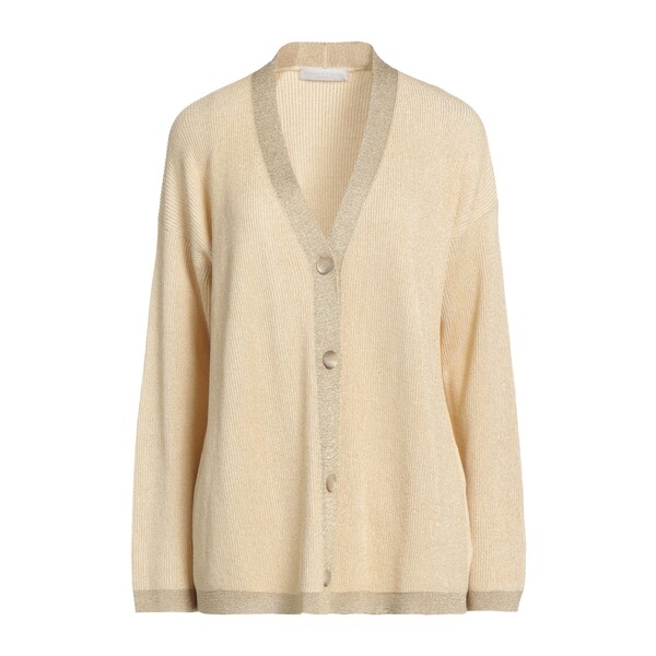 【貨物輸送無料】 ファビアナ フィリッピ レディース ジレー アウター Cardigans Beige