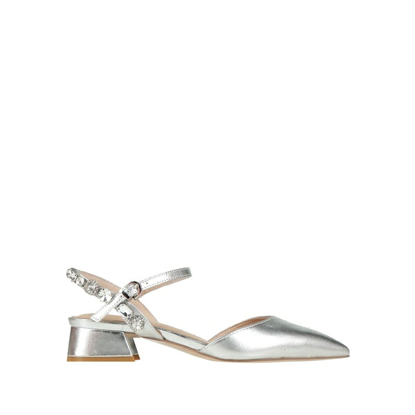 【貨物輸送無料】 ルチアーノ バラキーニ レディース パンプス シューズ Pumps Silver