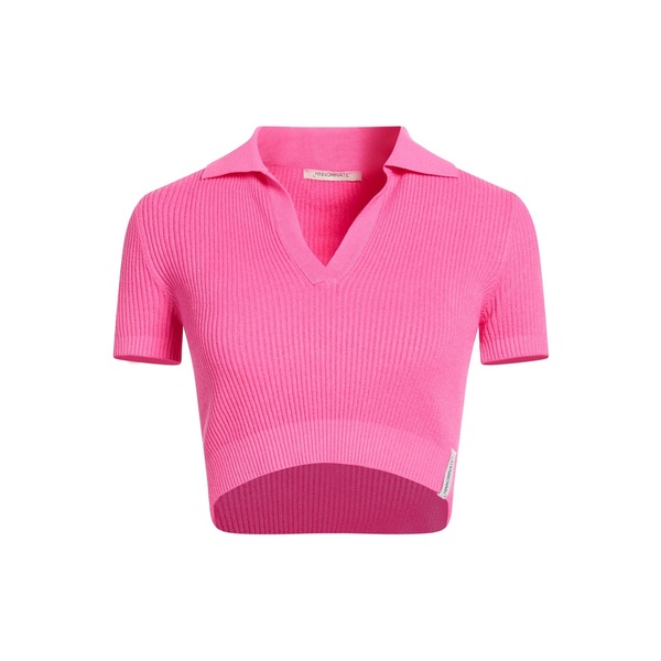 【貨物輸送無料】 ヒノミネイト レディース 編み物\u0026プルオーバー アウター Sweaters Pink