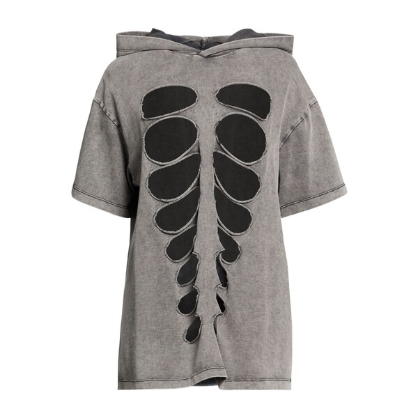 【貨物輸送無料】 アヴァヴァヴ レディース ティーシャツ トップス T-shirts Grey レディースファッション-Tシャツ・カットソー