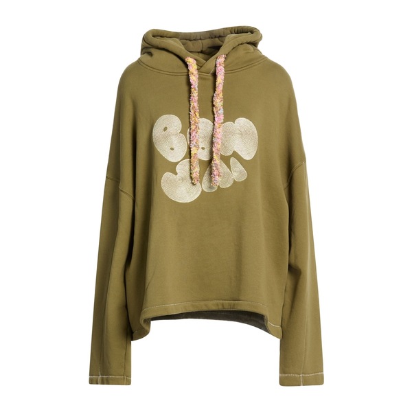 【貨物輸送無料】 ボン犀 レディース パーカー・スウェットシャツ アウター Sweatshirts Green