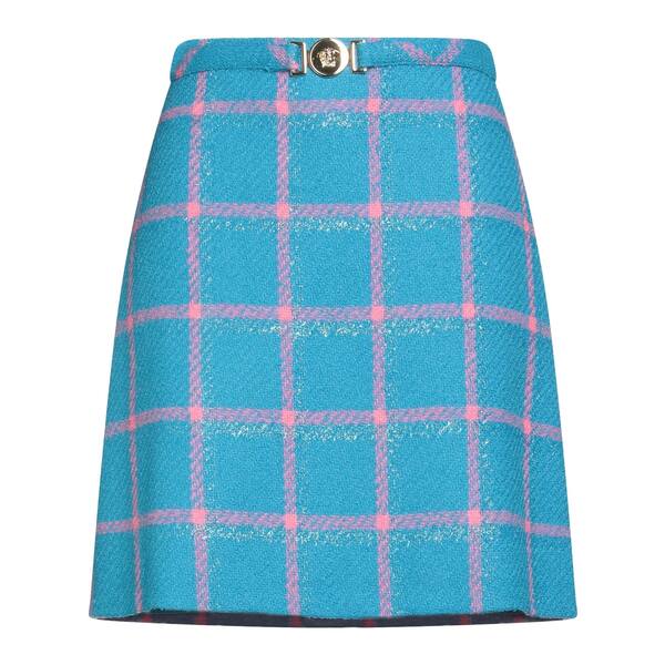 【貨物輸送無料】 ヴェルサーチ レディース スコート ボトムス Mini skirts Azure