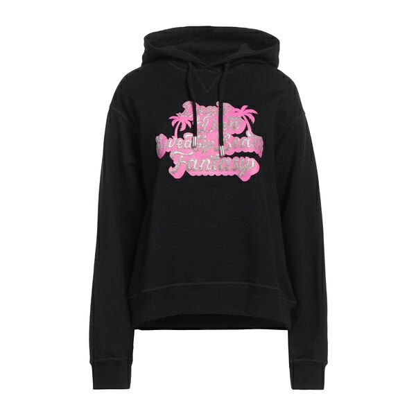 【貨物輸送無料】 ディースクエアード レディース パーカー・スウェットシャツ アウター Sweatshirts Black
