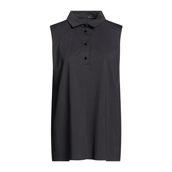 【貨物輸送無料】 アールアールディ レディース ティーシャツ トップス Polo shirts Black
