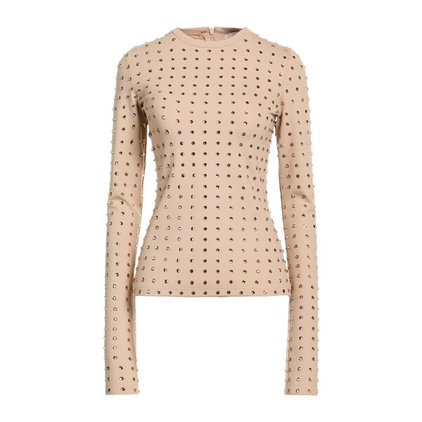 【送料無料】 スポーツマックス レディース Tシャツ トップス Tops Beige|asty