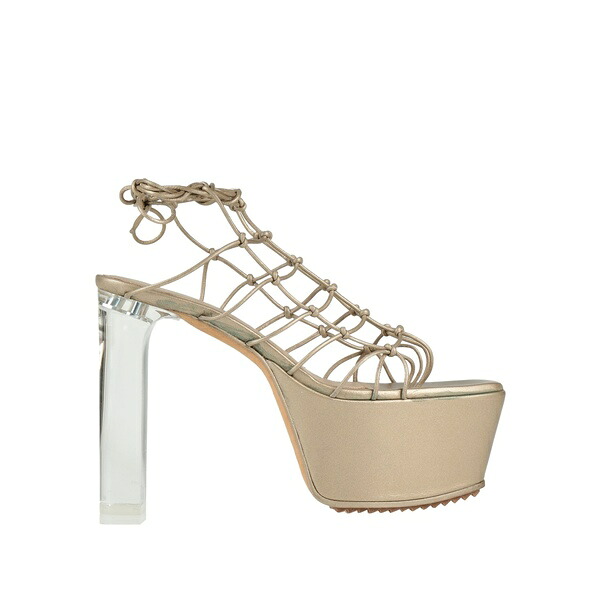 【貨物輸送無料】 リックオウエンス レディース サンダル シューズ Sandals Metallic