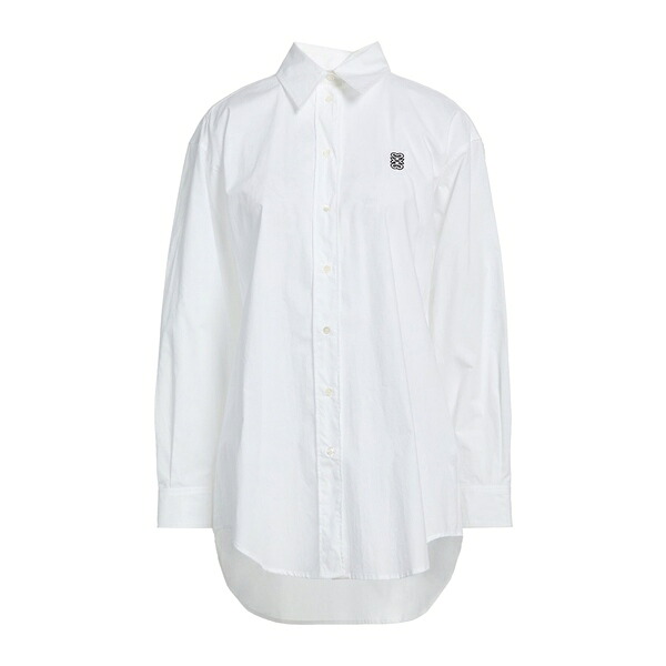 【貨物輸送無料】 沙子ロ レディース プルオーバー トップス Shirts White