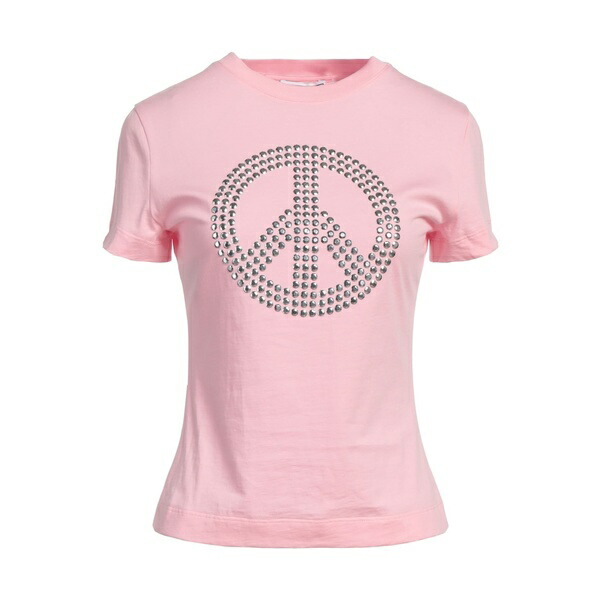 【貨物輸送無料】 モスキーノ レディース ティーシャツ トップス T-shirts Pink