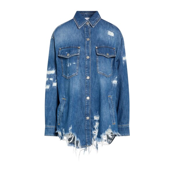 【貨物輸送無料】 ガレパリ レディース 上衣＆上衣 アウター Denim outerwear Blue