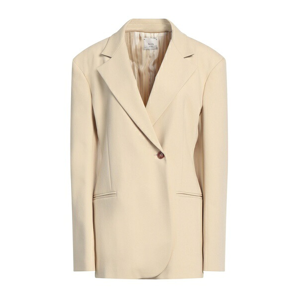 【貨物輸送無料】 アリジ レディース 上衣＆上衣 アウター Blazers Beige コート・ジャケット-レディースファッション
