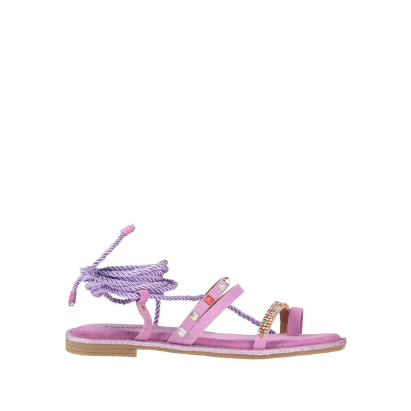 【貨物輸送無料】 トスカブルー? レディース サンダル シューズ Thong sandals Purple